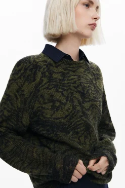Roupa De Malha|Malha<Desigual Jersey com estampa artística
