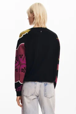 Roupa De Malha|Malha<Desigual Jersey com mangas florais