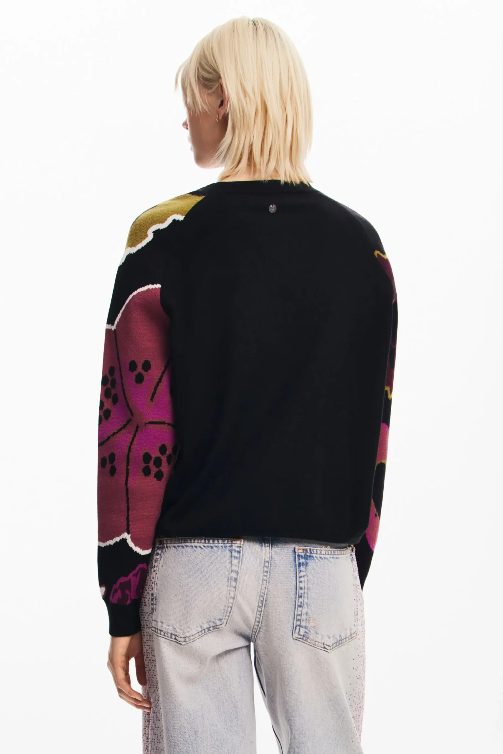Roupa De Malha|Malha<Desigual Jersey com mangas florais