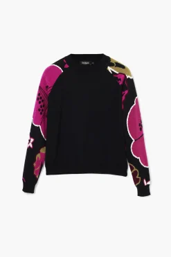 Roupa De Malha|Malha<Desigual Jersey com mangas florais