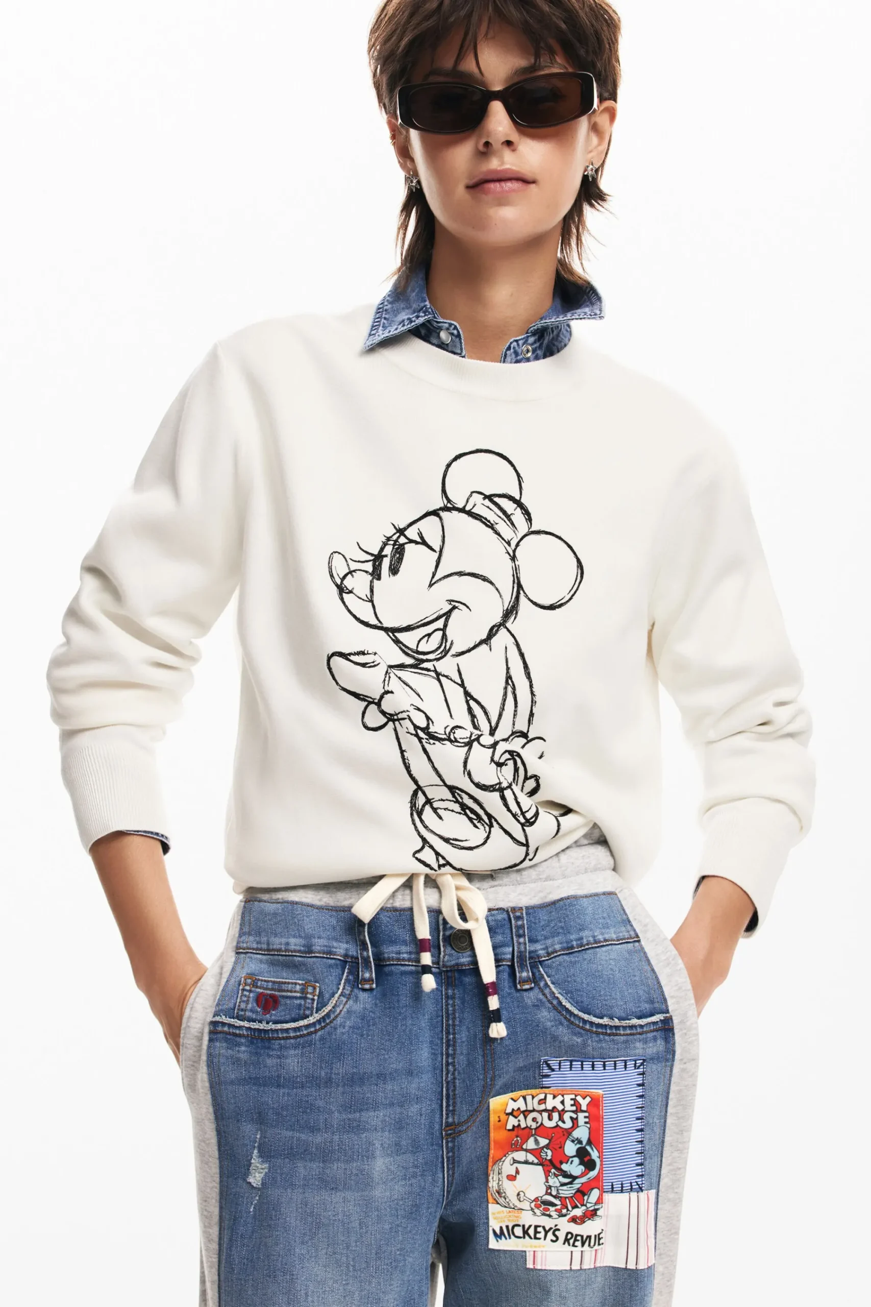 Roupa De Malha|Malha<Desigual Jersey da Minnie Mouse