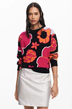 Roupa De Malha|Malha<Desigual Jersey de flores