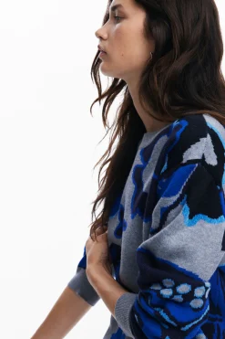 Roupa De Malha|Malha<Desigual Jersey de flores