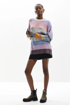 Roupa De Malha|Malha<Desigual Jersey de malha listrado