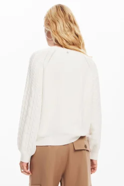 Roupa De Malha|Malha<Desigual Jersey de mangas texturizadas