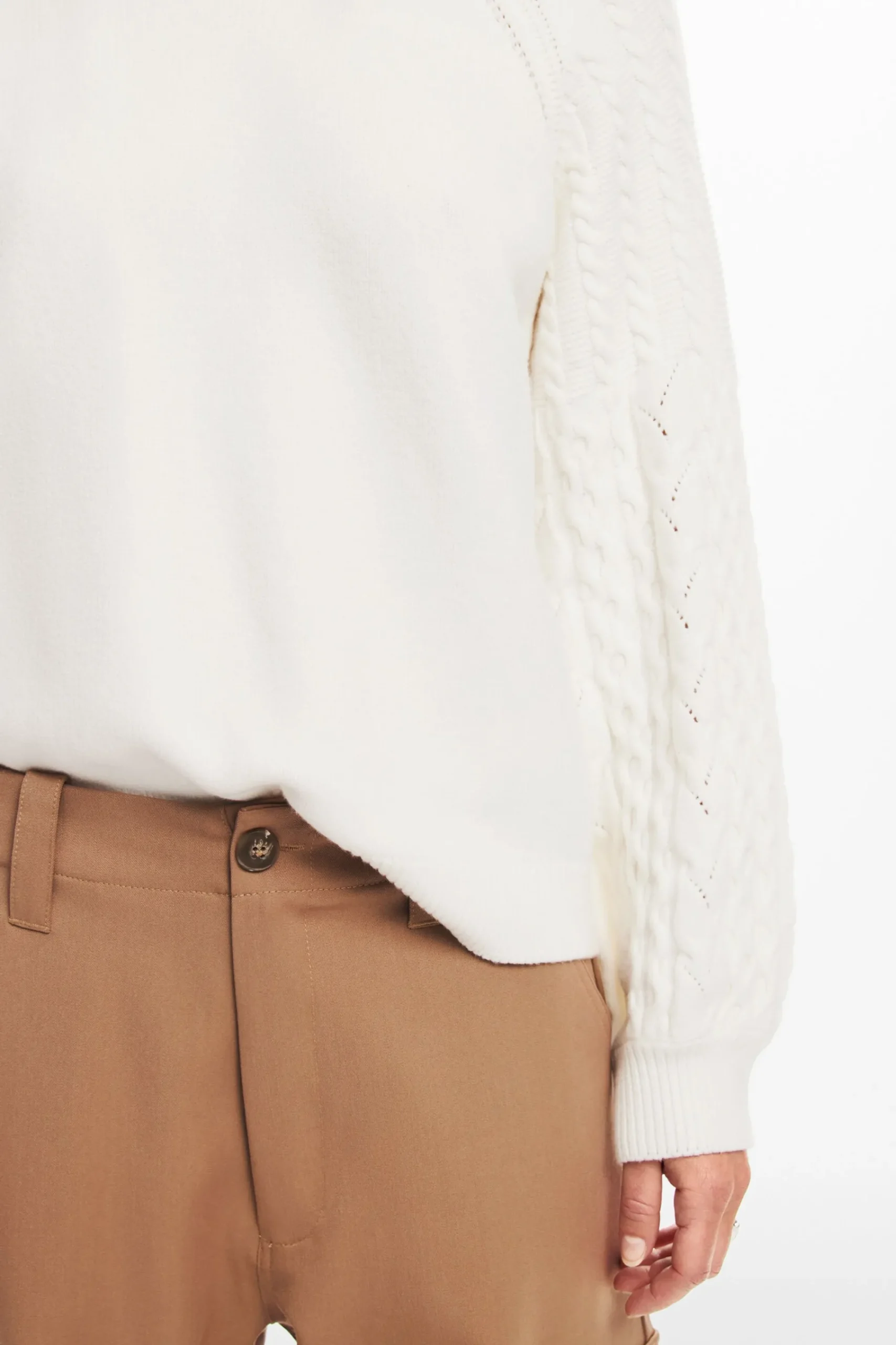 Roupa De Malha|Malha<Desigual Jersey de mangas texturizadas