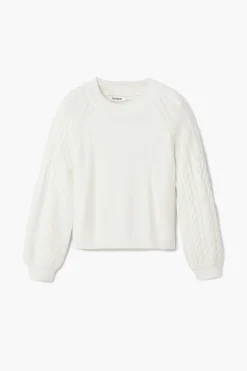 Roupa De Malha|Malha<Desigual Jersey de mangas texturizadas