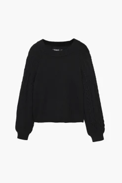 Roupa De Malha|Malha<Desigual Jersey de mangas texturizadas