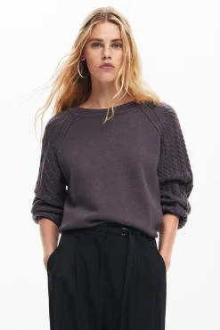 Roupa De Malha|Malha<Desigual Jersey de mangas texturizadas