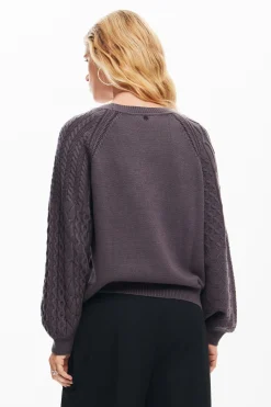 Roupa De Malha|Malha<Desigual Jersey de mangas texturizadas