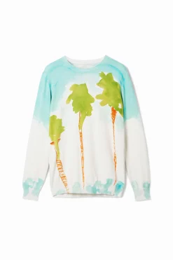 Malhas E Sweatshirts<Desigual Jersey de ponto aquarela