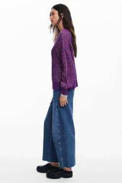 Roupa De Malha|Malha<Desigual Jersey de ponto listrado