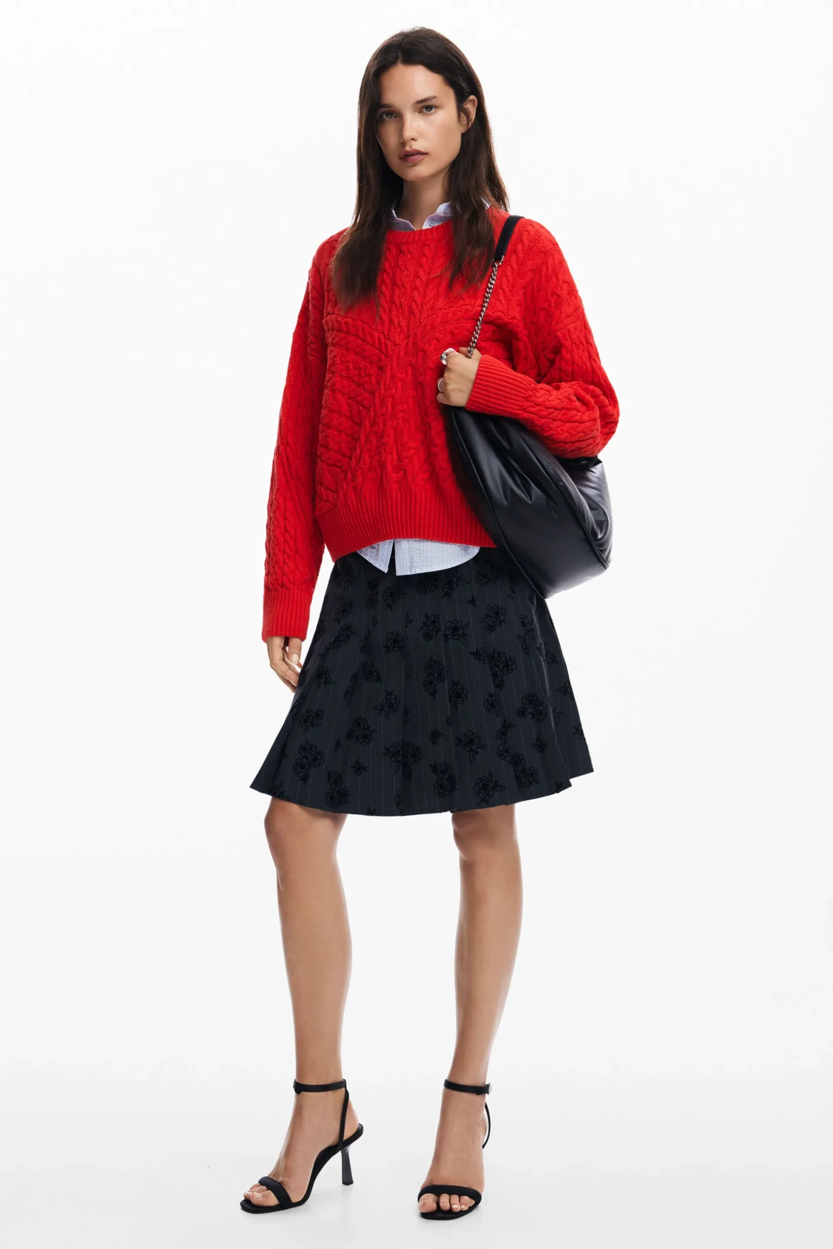 Roupa De Malha|Malha<Desigual Jersey de ponto relevos
