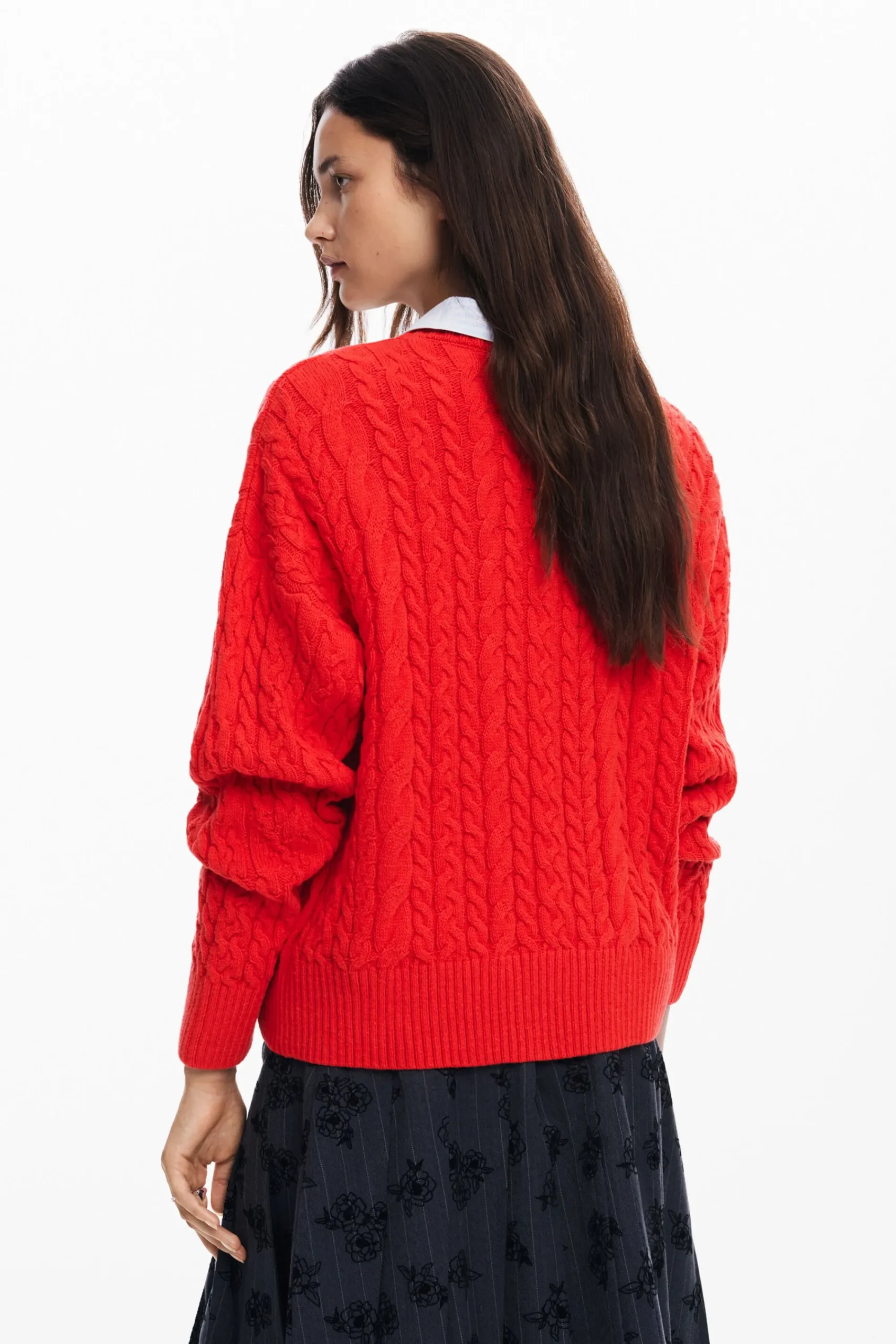 Roupa De Malha|Malha<Desigual Jersey de ponto relevos