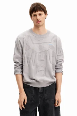 Malhas E Sweatshirts<Desigual Jersey de ponto texturizado