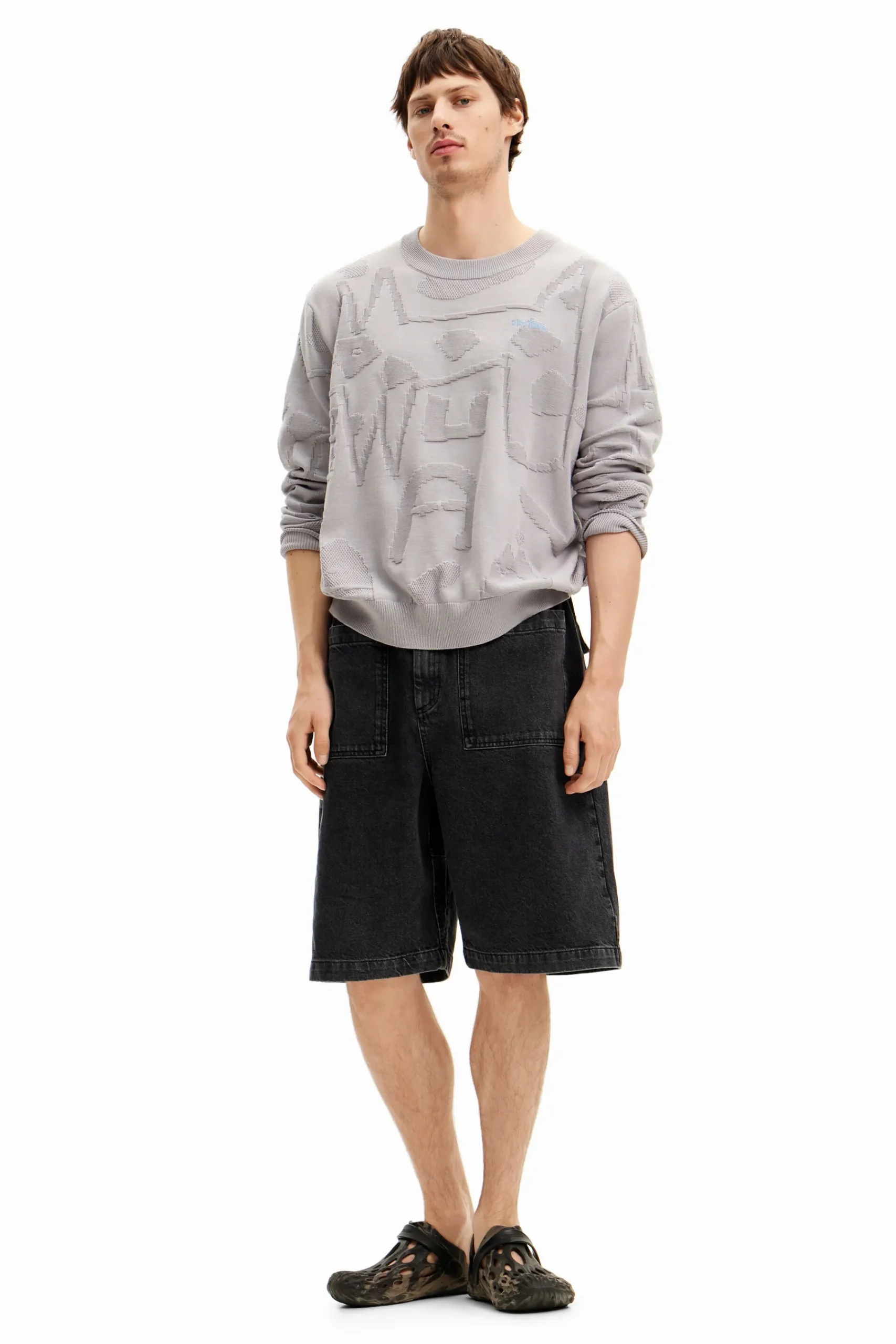 Malhas E Sweatshirts<Desigual Jersey de ponto texturizado