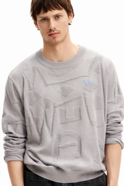 Malhas E Sweatshirts<Desigual Jersey de ponto texturizado