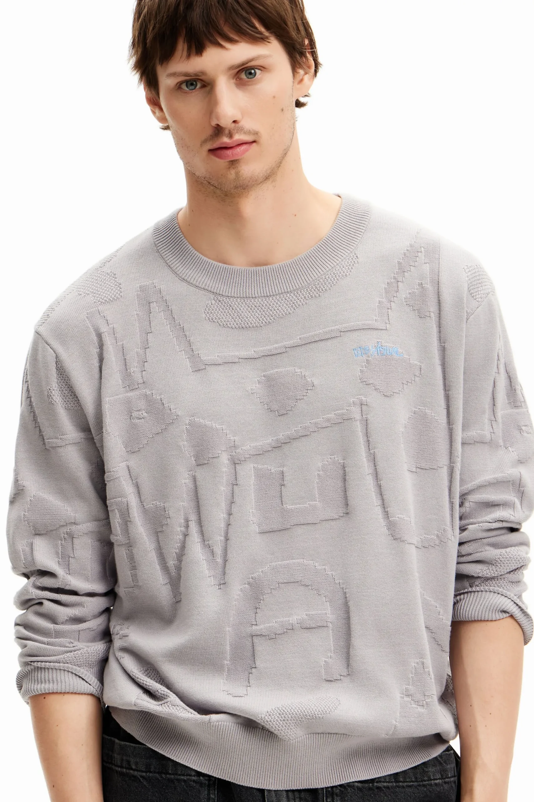 Malhas E Sweatshirts<Desigual Jersey de ponto texturizado
