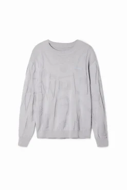 Malhas E Sweatshirts<Desigual Jersey de ponto texturizado