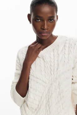 Roupa De Malha|Malha<Desigual Jersey detalhes espiga