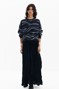 Roupa De Malha|Malha<Desigual Jersey estampa animal