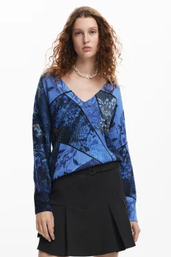 Roupa De Malha|Malha<Desigual Jersey estampado artístico