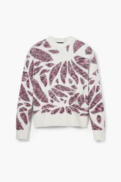 Roupa De Malha|Malha<Desigual Jersey estampado com folhas