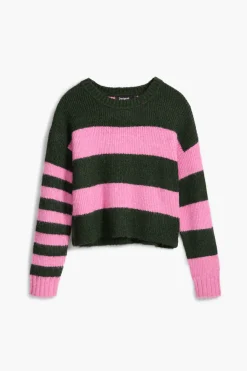 Roupa De Malha|Malha<Desigual Jersey listrado bicolor