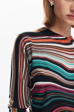 Roupa De Malha|Malha<Desigual Jersey listrado ondulado