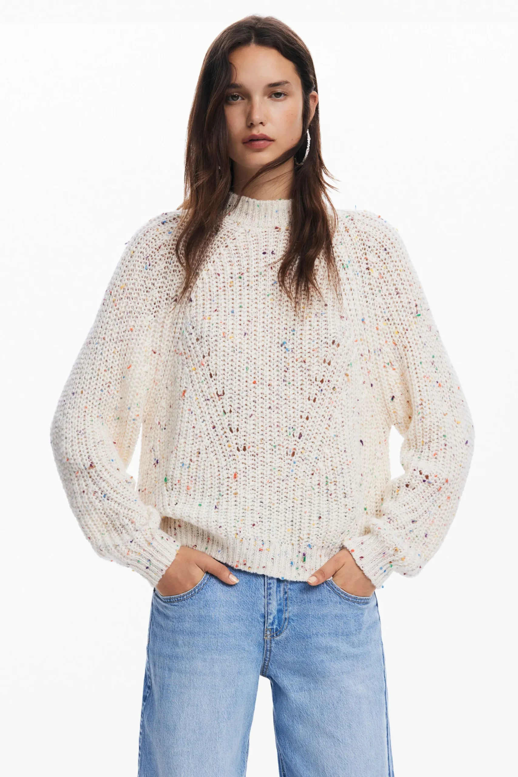 Roupa De Malha|Malha<Desigual Jersey oversized em ponto