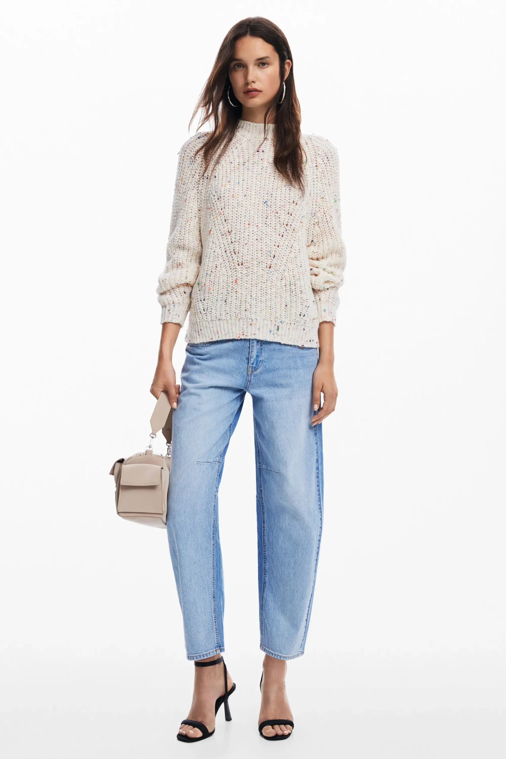 Roupa De Malha|Malha<Desigual Jersey oversized em ponto