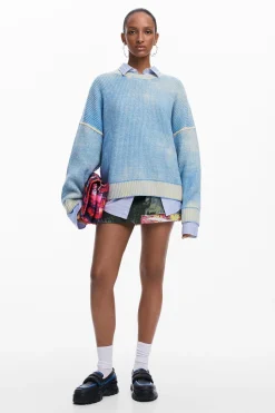 Roupa De Malha|Malha<Desigual Jersey oversized tie-dye