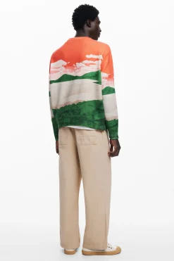 Malhas E Sweatshirts<Desigual Jersey paisagem