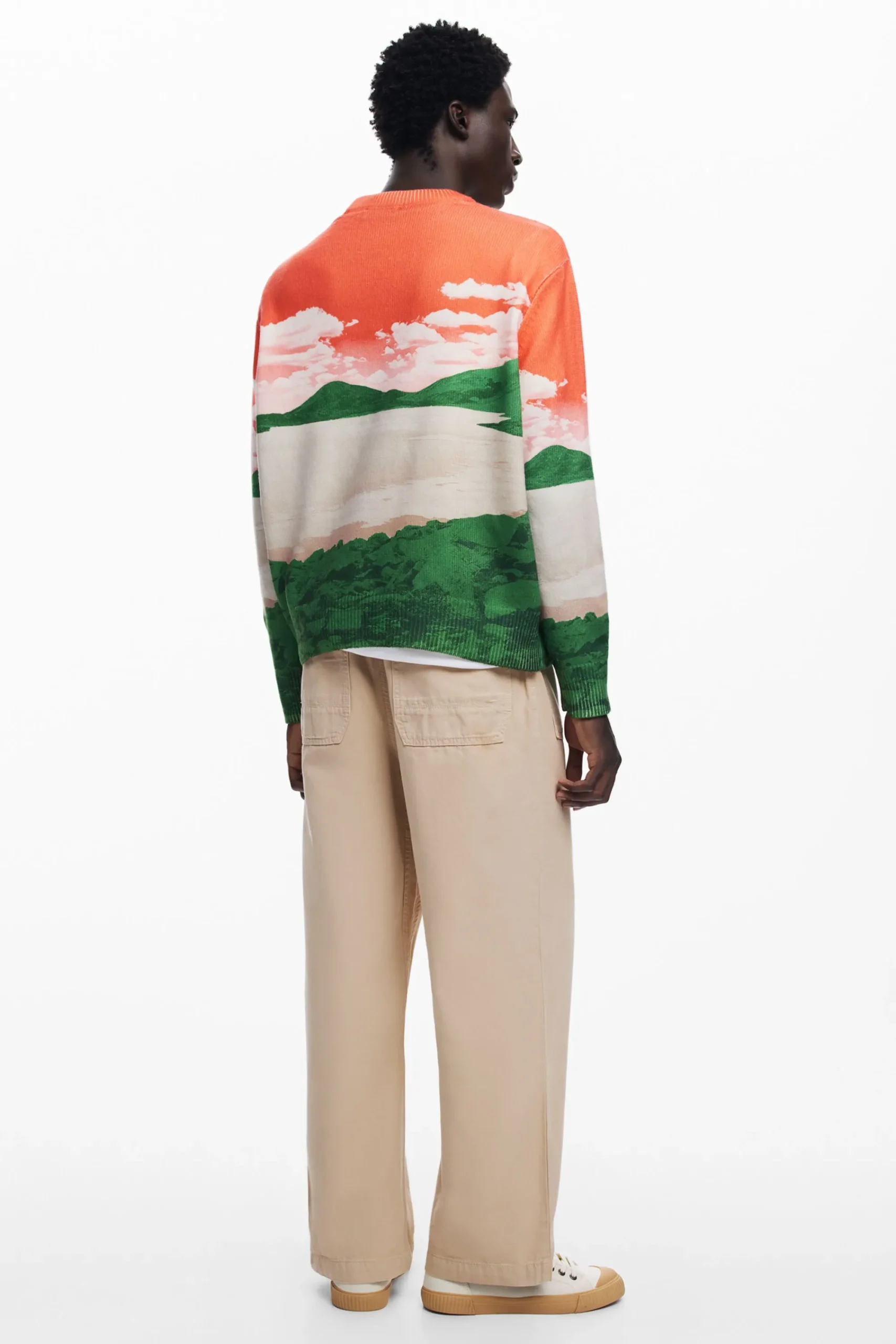 Malhas E Sweatshirts<Desigual Jersey paisagem