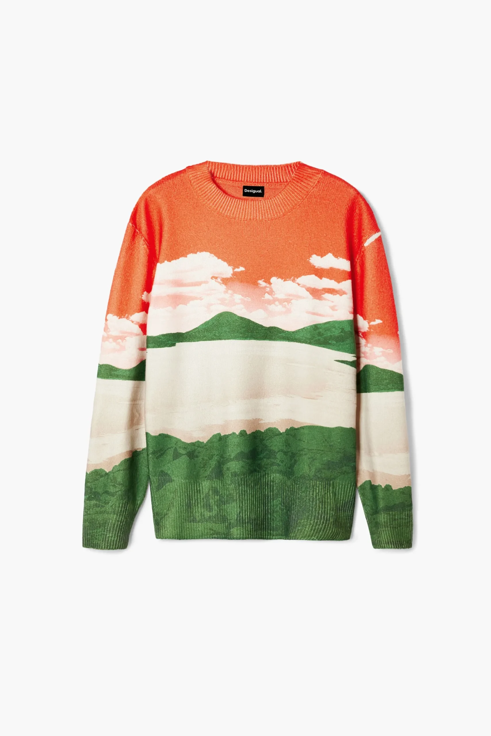 Malhas E Sweatshirts<Desigual Jersey paisagem