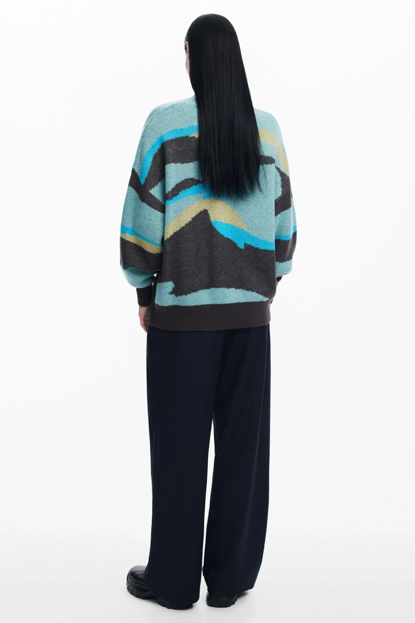 Roupa De Malha|Malha<Desigual Jersey paisagem