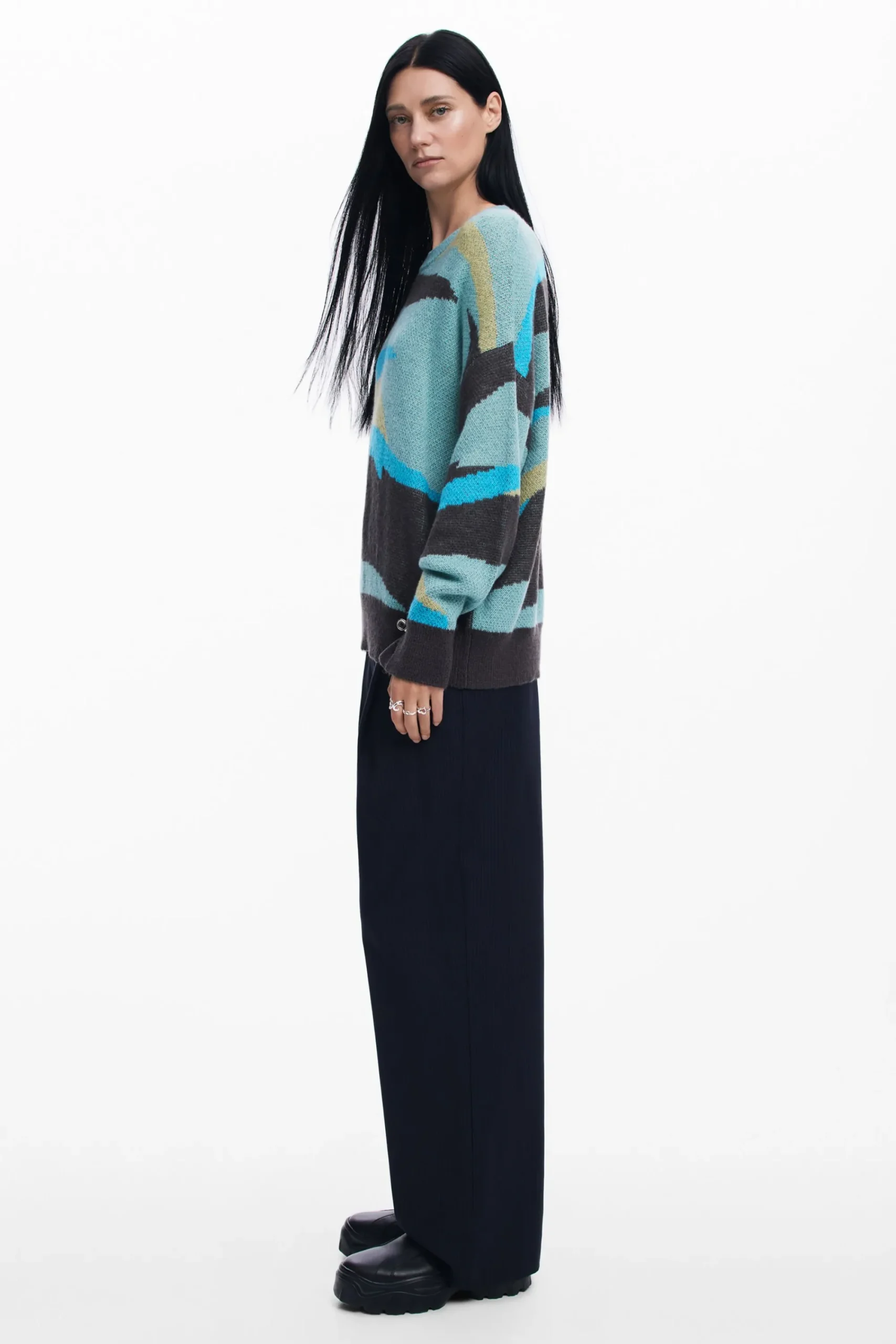 Roupa De Malha|Malha<Desigual Jersey paisagem