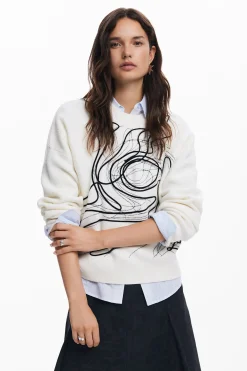 Roupa De Malha|Malha<Desigual Jersey traços M. Christian Lacroix
