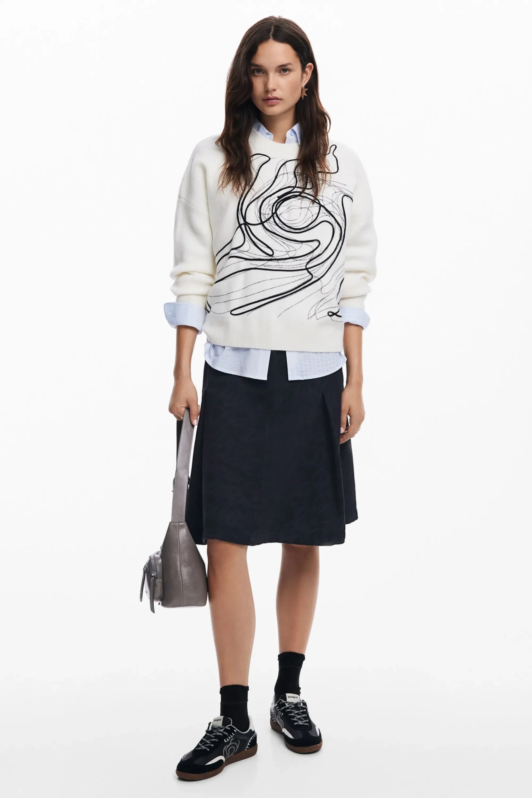 Roupa De Malha|Malha<Desigual Jersey traços M. Christian Lacroix
