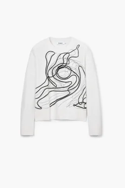 Roupa De Malha|Malha<Desigual Jersey traços M. Christian Lacroix