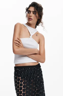 Camisas E Blusas|T-shirts<Desigual Knot T-shirt