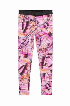 Saias E Calças|Leggings<Desigual Leggings com asas de borboleta