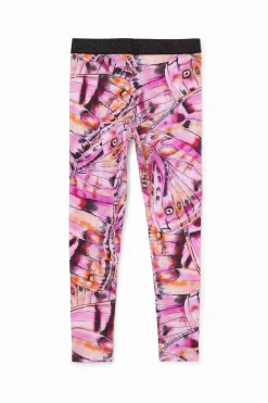 Saias E Calças|Leggings<Desigual Leggings com asas de borboleta