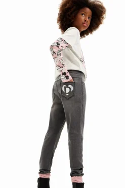 Saias E Calças<Desigual Leggings de denim elásticos