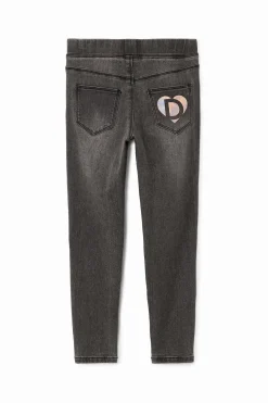 Saias E Calças<Desigual Leggings de denim elásticos