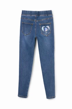 Saias E Calças<Desigual Leggings de denim elásticos