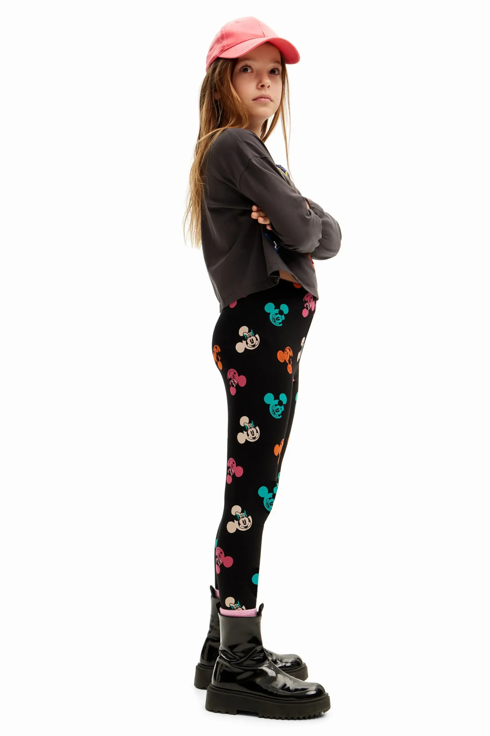 Saias E Calças|Leggings<Desigual Leggings longos Mickey