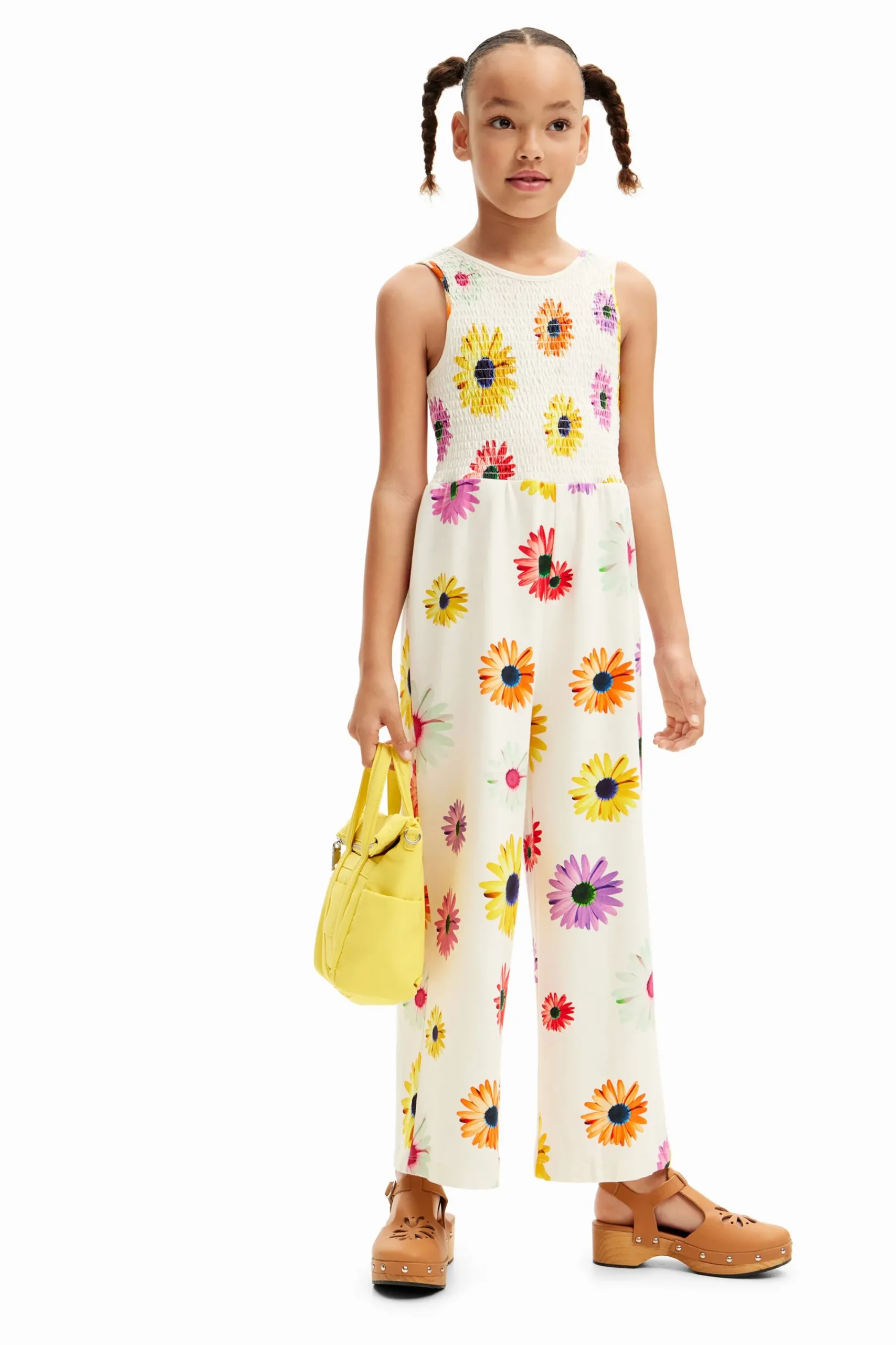 Saias E Calças|Vestidos<Desigual Macacão alças margaridas