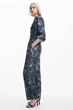 Vestidos E Macacões|Calças<Desigual Macacão fluido estampado