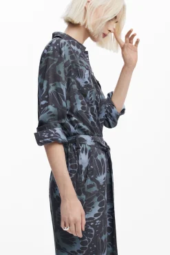 Vestidos E Macacões|Calças<Desigual Macacão fluido estampado